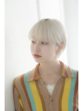 ミエルヘアーエスト 新宿店(mielhair est) ハイトーンマッシュショート【新宿】