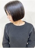 【松戸　ムラマツ】ツヤボブ　大人ショート　黒髪　艶