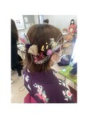 着物に合うヘアアレンジ(☆∀☆)