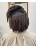 縮毛矯正ビフォー