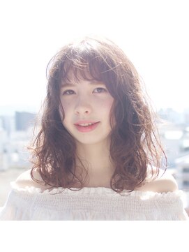 ルク(RUKU) 大人可愛い/デジタルパーマ/巻き髪/ロングヘア/ロング/レイヤー