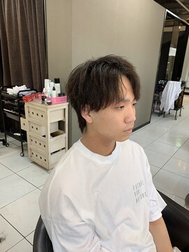 アイズ 海老名(AIZU) ハーフアップバングウルフカットショートウルフカット骨格矯正