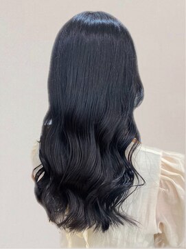 ヘアーワークスタジオ ノイズ(noize) #ブルーブラック　#暗髪