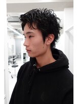 ベンジー 中目黒店(benji)&nbsp;メンズカット/パーマ/くせ毛風/黒髪パーマ/ショートカット