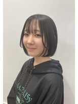モリオフロムロンドン 松戸店(Morio from London)&nbsp;【松戸 藤原】黒髪あごラインボブ