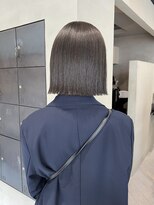 ヘアー アイス ルーチェ(HAIR ICI LUCE)&nbsp;ブリーチなしダブルカラーオリーブグレージュ/今枝