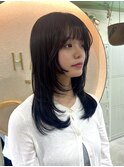 ほんのりオリーブなブラウンカラー♪就活前にオススメ