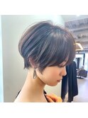 ショートカット　ハンサムショート　20代ショート　ショート