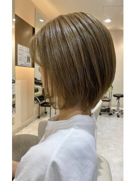 ジール プラス 西明石駅前店(zeal plus) 超高濃度水素カラー☆前下がりボブ