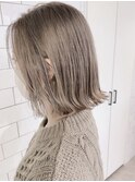 《shii..大黒》#ミルクティーベージュ#切りっぱなしボブ