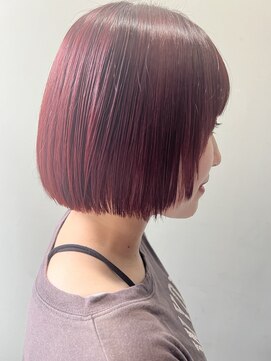 ウッドストック(WOODSTOCK) チェリーレッド×レイヤーボブ