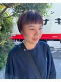 個性派オン眉ショート