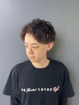 グリーディーフォックス 三軒茶屋(GreedyFOX) 波巻き/マッシュパーマ/ウルフ/ハイライト<理容室>