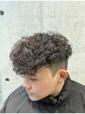 外国人風スペインカール10代20代カジュアル無造作スパイラル眉毛