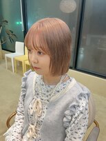 スニュウ(snuw)&nbsp;【snuw_ayano】ホワイトベージュ/ミルクティーカラー/ボブ