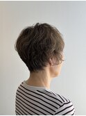 【堀田 奈穂】ショートパーマ/ふわふわパーマ/50代60代/