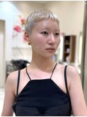 ハイトーン/ベリーショート/ワイドバング/刈り上げショート
