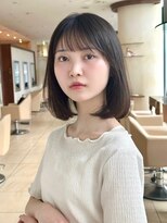 ザック ヴィ(ZACC  vie)&nbsp;ミディアムボブ/流し前髪/ぱっつん前髪