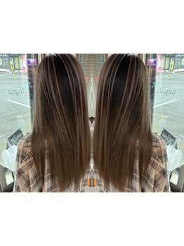 透明感抜群アディクシーカラーOK！肌色に合わせたカラー配合で魅力を引き出す色味に♪MILBON公認スタッフ◎