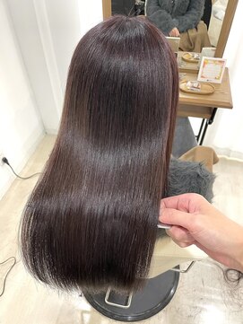 美髪専門サロン バイ マイル(美髪専門サロン by mile) 【髪質改善カラー】ピンクパープル