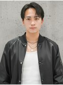 ナチュラルニュアンスパーマxセンターパート