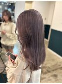 千葉駅/着物ヘア/大人ガーリー/ダークアッシュ/似合わせカット