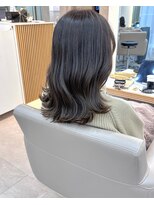 エレノア 渋谷公園通り店(Eleanor) 【中澤/似合う褒められカラー】暗髪×透け色 greige