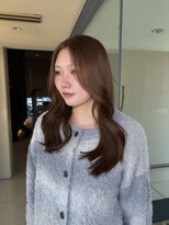 ゴットフロー(GOTTO FLOW) ブリーチなしダブルカラーで叶える、透明感ブラウン&色っぽ前髪