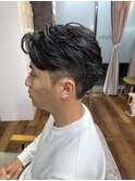 フェザーパーマ/ニュアンスパーマ/韓国マッシュ/我孫子/men's