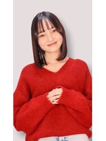 オフザリップヘアー(off the Lip hair) ダークトーンの大人ボブ