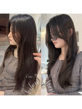 カラフクオカ 薬院駅前(Cara FUKUOKA) 髪質改善ストレート&レイヤーカット【福岡髪質改善】