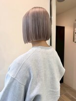 ブリックバイブレイス 千葉 千葉中央(brick by brace)&nbsp;ミルクティーブロンド/ダークブルー/デジタルパーマ/千葉駅