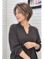 アース 宮崎昭栄店(EARTH)&nbsp;【白髪ぼかしハイライト×大人ショート】