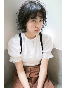 プレディカ(pledica) chiemi504 エアリーショート・黒髪・マッシュウルフ