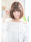 ふんわり小顔ボブ