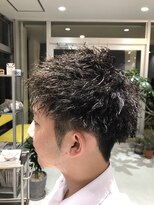 バーバー ハブ(BARBER HAB.) 2ブロック ツイストパーマ