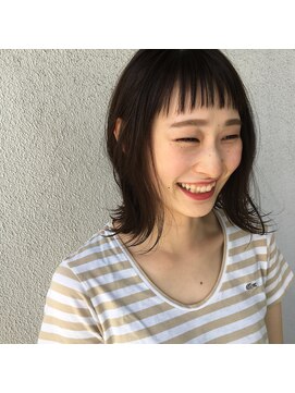 ルース(RUTH) 暗髪外ハネボブ