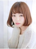 うるツヤワンカールボブスタイル