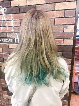 ヘアリゾートエーアイ 新宿西口店(hair resort Ai) ホワイトベージュカラー！