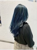 ★hair LOGiA★　イルミナ　マーメイドブルー　横