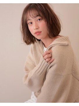 ドルセプラタ(Dulce plata) #透明感ベージュ×#揺れボブ×シースルーバング20代30代