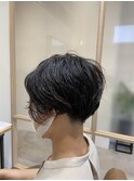 ステップボーンカット×ハンサムショート