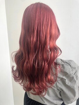 ゲーム 下北沢(GAME) ダブルカラーレッドベージュカラーケアブリーチレイヤー韓国