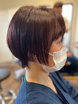 ヘアーレナータ 八王子(HAIR RENATA) 20代30代大人可愛い小顔ショート丸みボブウルフカット