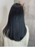 20代30代40代大人可愛いヨシンモリブルーブラック透明感