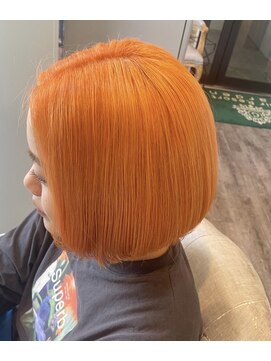 ヘアーリゾートガーデン 南柏店(Hair Resort Garden) 愛されボブ×オレンジ