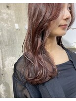 イロ(iro*) ☆似合わせ韓国風ピンクブラウンくびれヘア