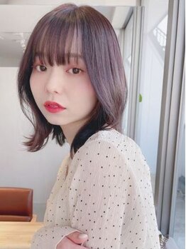 ヘアーリビング リコ 池袋西口店(hair living Liko)の写真/【池袋西口直結】1ヶ月後を考えたカットが高評価！前髪/顔周りで印象は変わる◎《Cut+イルミナ+TR¥7900》