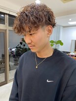 シンス(Since)&nbsp;波巻きスパイラル/メンズパーマ/眉カット/夏目寧々