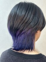ヘアーサロン リアン 熊谷2号店(hair salon Rien)&nbsp;パープルインナーウルフ